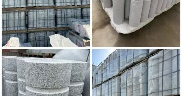 鹰潭 芝麻白花岗岩挡车柱、隔离柱多少钱