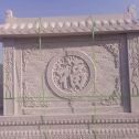 鹰潭 芝麻白花岗岩屏风，照壁，影壁