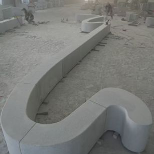 鹰潭 花岗岩整石坐凳拼装