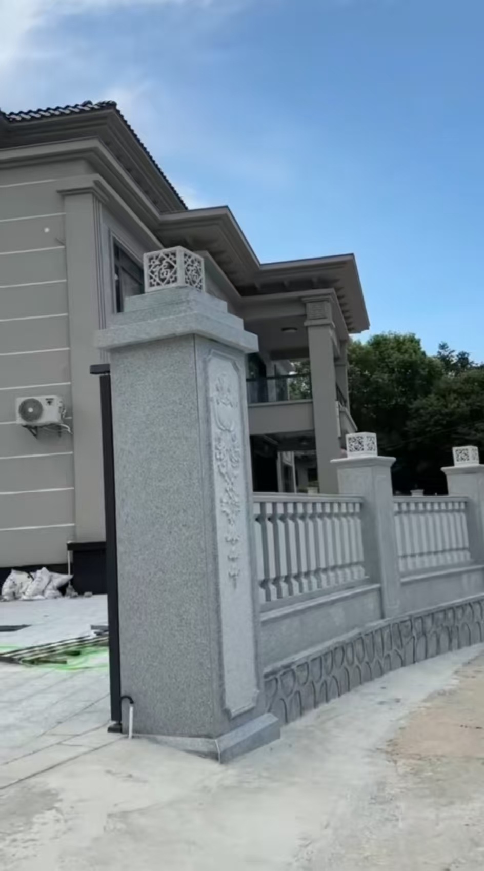 鹰潭 芝麻白别墅围墙栏杆，私人订制