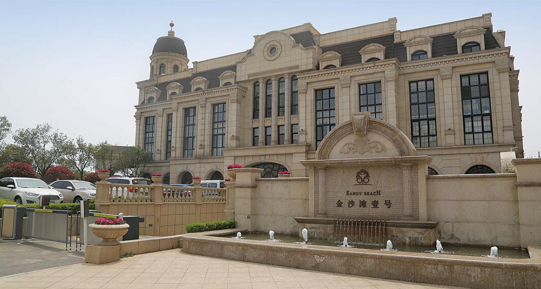 鹰潭花岗岩黄金麻建筑外墙干挂案例