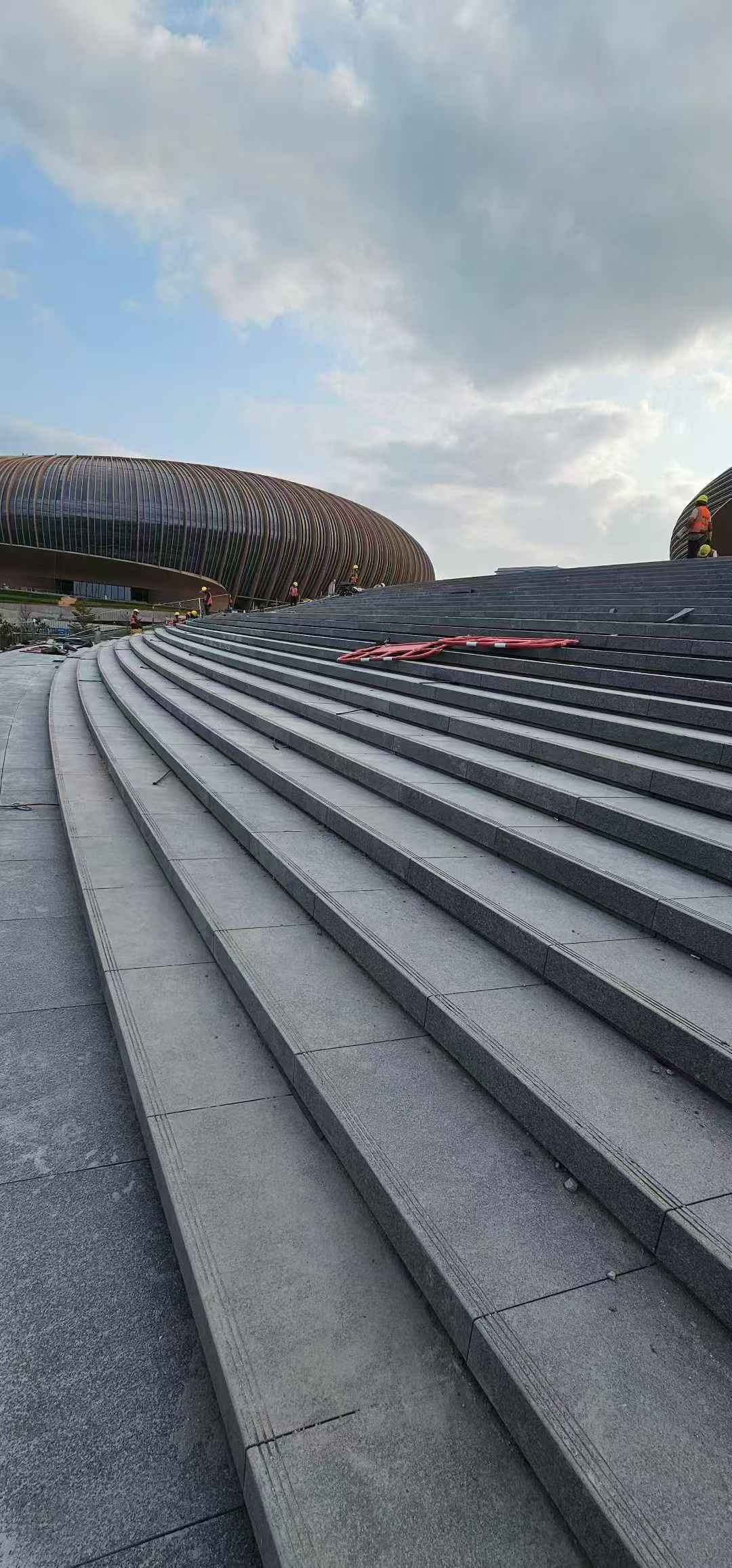 鹰潭 弧形整石台阶铺装效果图