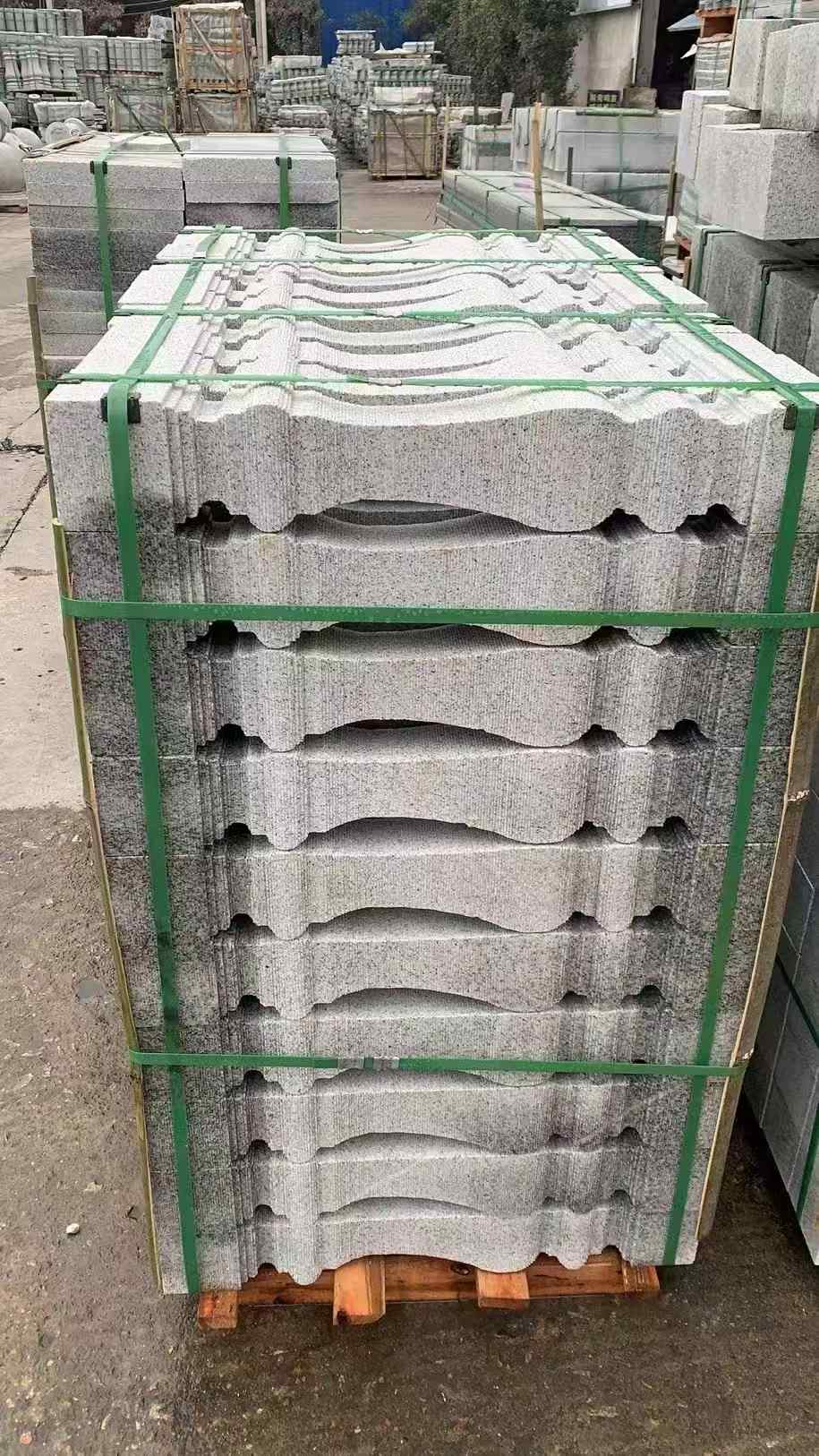 鹰潭 芝麻白方形拉丝面，栏杆花瓶柱