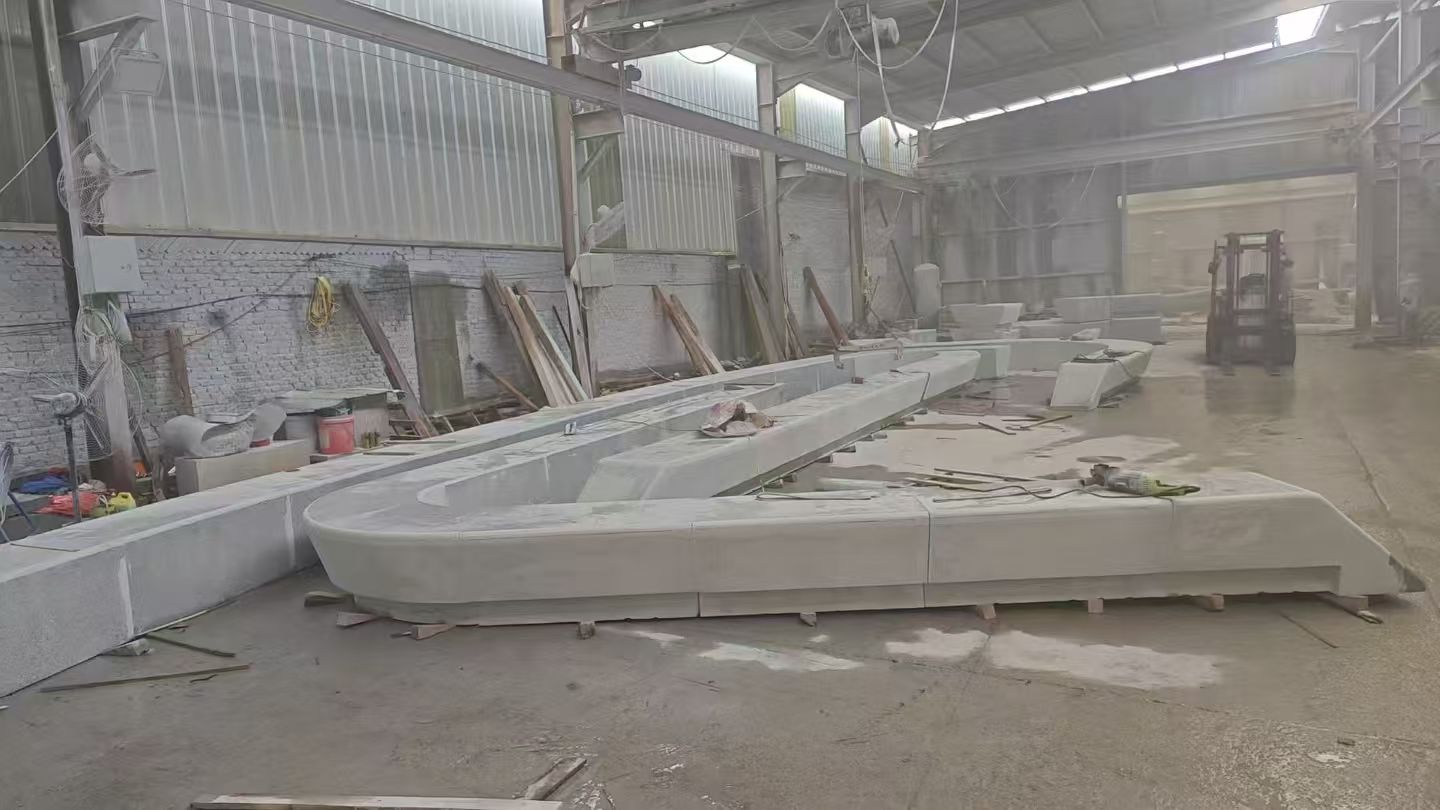 鹰潭 花岗岩整石坐凳拼装