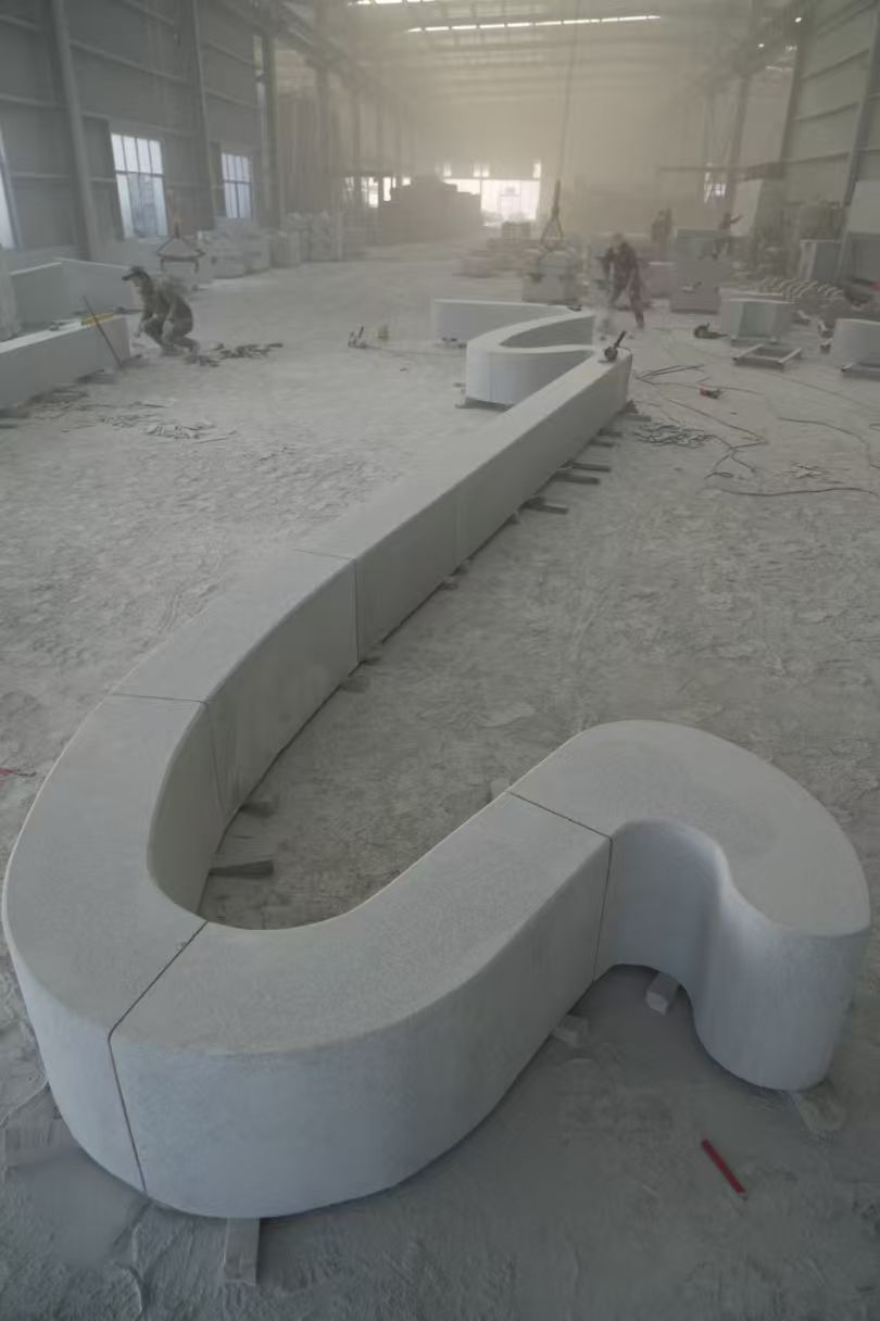 鹰潭 花岗岩整石坐凳拼装